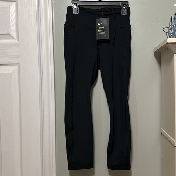 NEW Nike Power Epic Fast Tight Fit Run Leggings Mesh Dri fit Women's Sz XS Black - Picture 1 of 11
